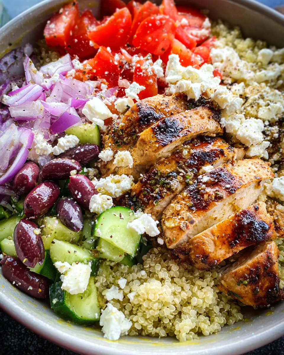 Greek Chicken Bowl 22 Greek