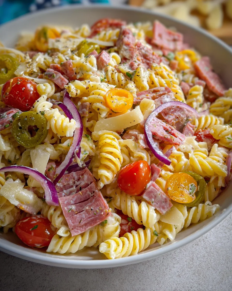 Grinder Pasta Salad 22 Grinder