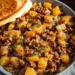 Ground Beef and Potatoes Skillet