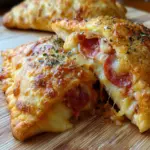 Homemade Easy Cheesy Pizza Pockets