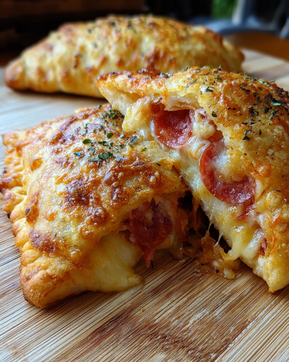 Homemade Easy Cheesy Pizza Pockets