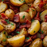 Honey Bacon Roasted Potatoes