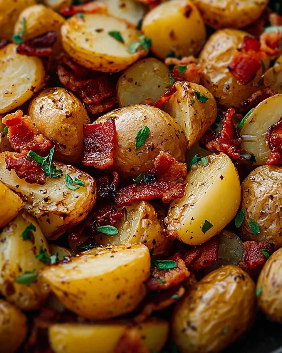Honey Bacon Roasted Potatoes