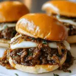Irresistible French Onion Beef Sloppy Joes