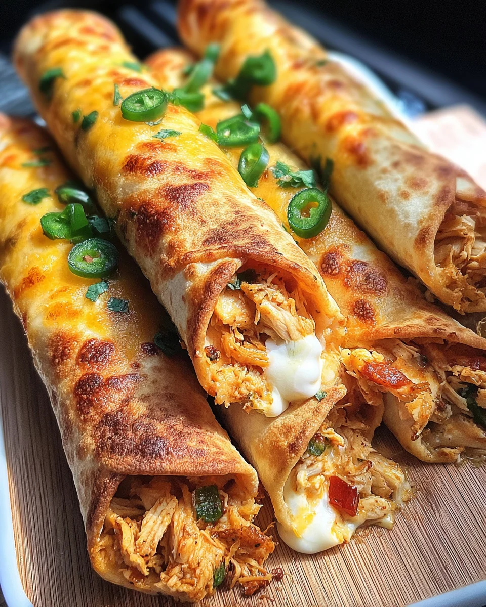 Jalapeño Popper Chicken Taquitos 20 Jalapeño Popper Chicken Taquitos