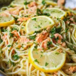 Lemon-Butter Salmon Pasta