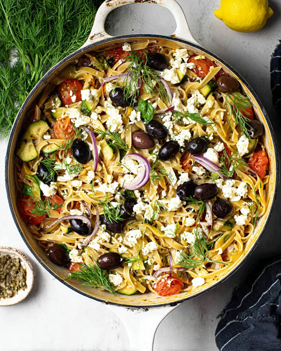Mediterranean One Pot Pasta 25 Mediterranean One Pot Pasta