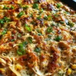 One Pan Sour Cream Chicken Enchilada Skillet