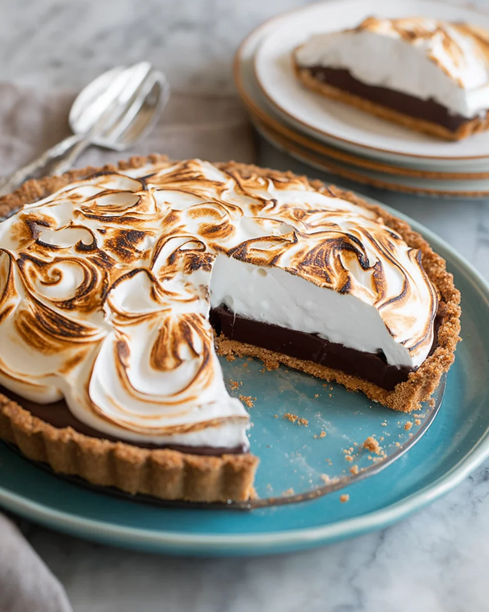 Smores Pie With Marshmallow Fluff 2