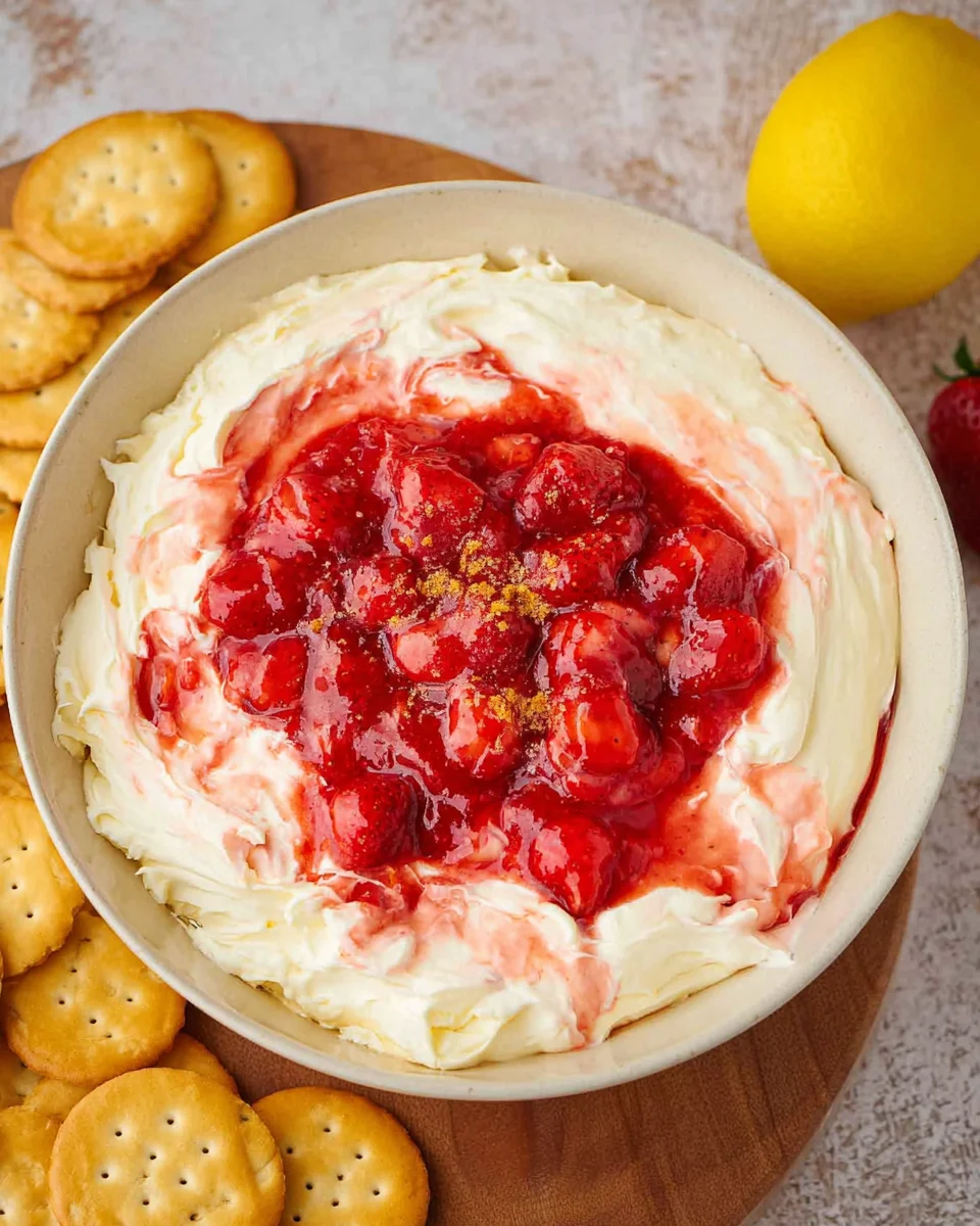 Strawberry Cream Cheese Dip 15 Strawberry