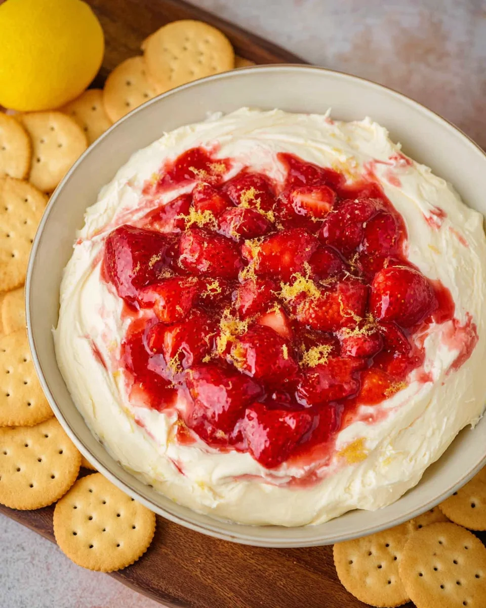 Strawberry Cream Cheese Dip 16 Strawberry