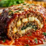 Stuffed Italian Meatloaf
