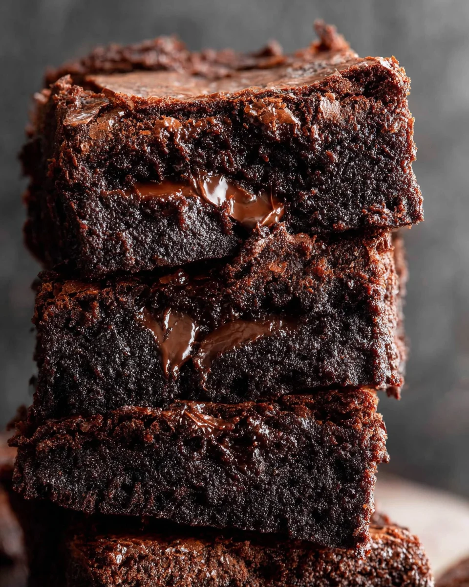 The Easiest Fudgy Chocolate Brownies Ever