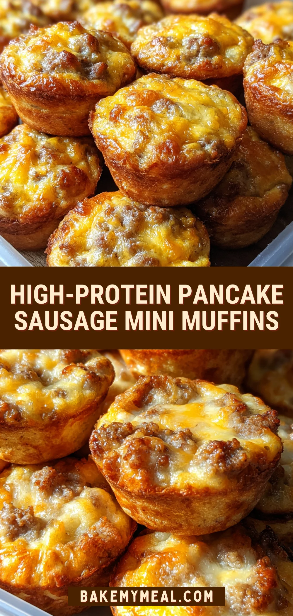High-Protein Pancake Sausage Mini Muffins 18 Pinterest Hidden Image