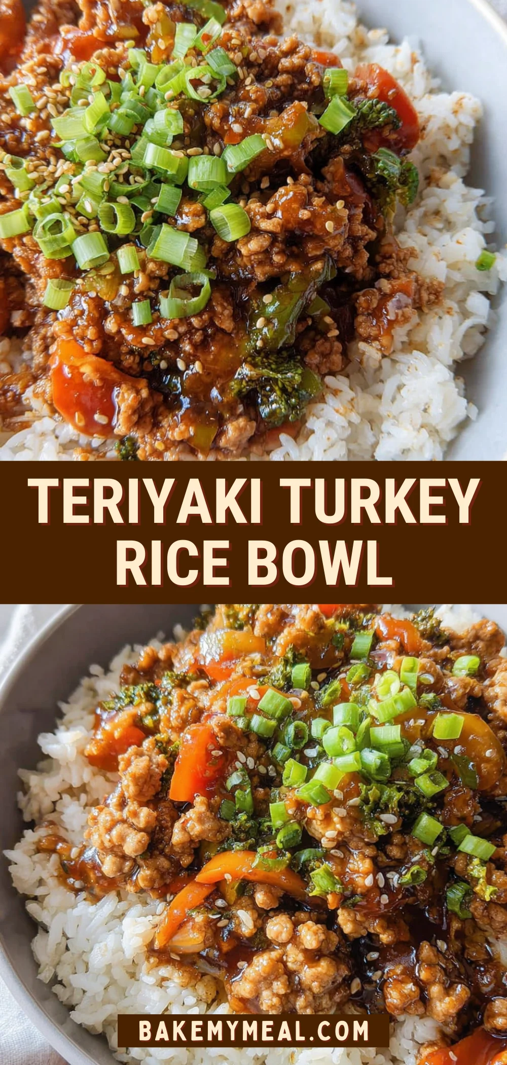 Teriyaki Turkey Rice Bowl 18 Pinterest Hidden Image