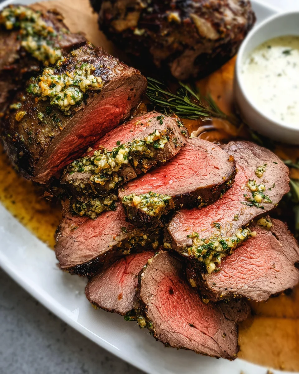 Beef Tenderloin Roast (Herbed Garlic Butter)