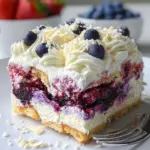 Blueberry Cream Cheesecake Lasagna