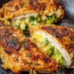 Broccoli Cheddar Stuffed Chicken Breasts