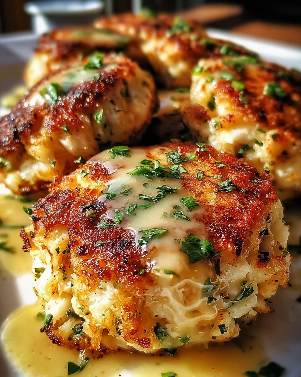 Cheddar Bay Crab Cakes with Lemon Butter Drizzle 25 Cheddar Bay Crab Cakes with Lemon Butter Drizzle
