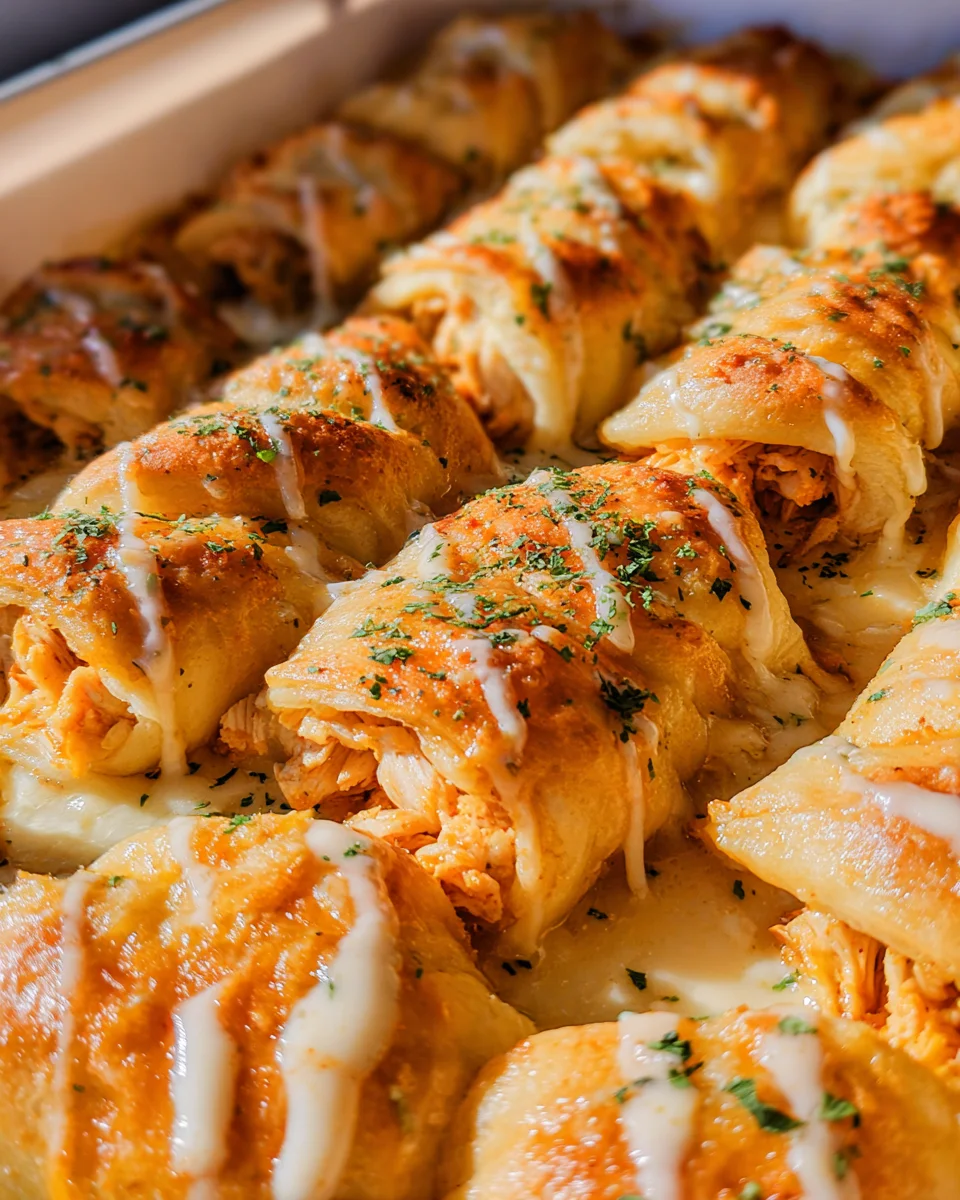 Cheesy Chicken Crescent Roll Bake 18 Cheesy