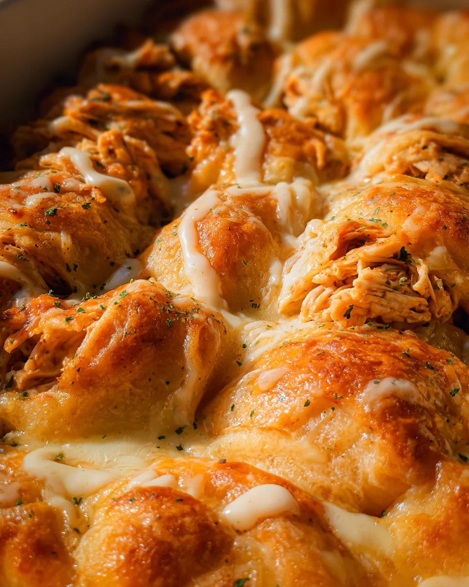 Cheesy Chicken Crescent Roll Bake 19 Cheesy