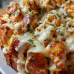 Chicken Alfredo Monkey Bread