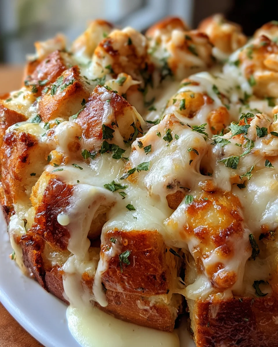 Chicken Alfredo Monkey Bread