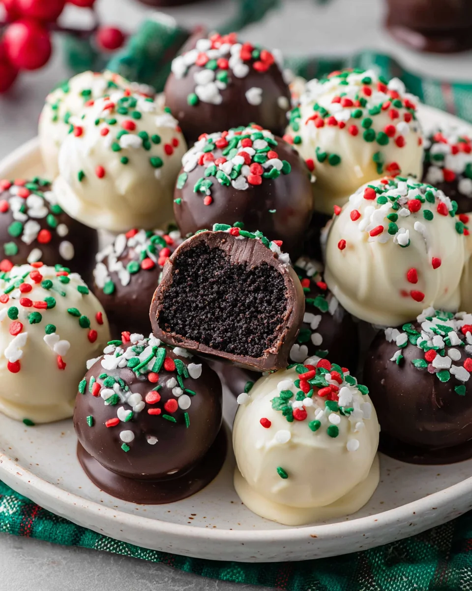 Christmas Oreo Balls
