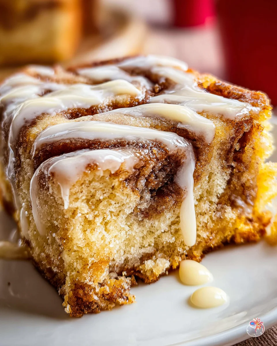 Cinnamon Roll Cake Delight 25 Cinnamon
