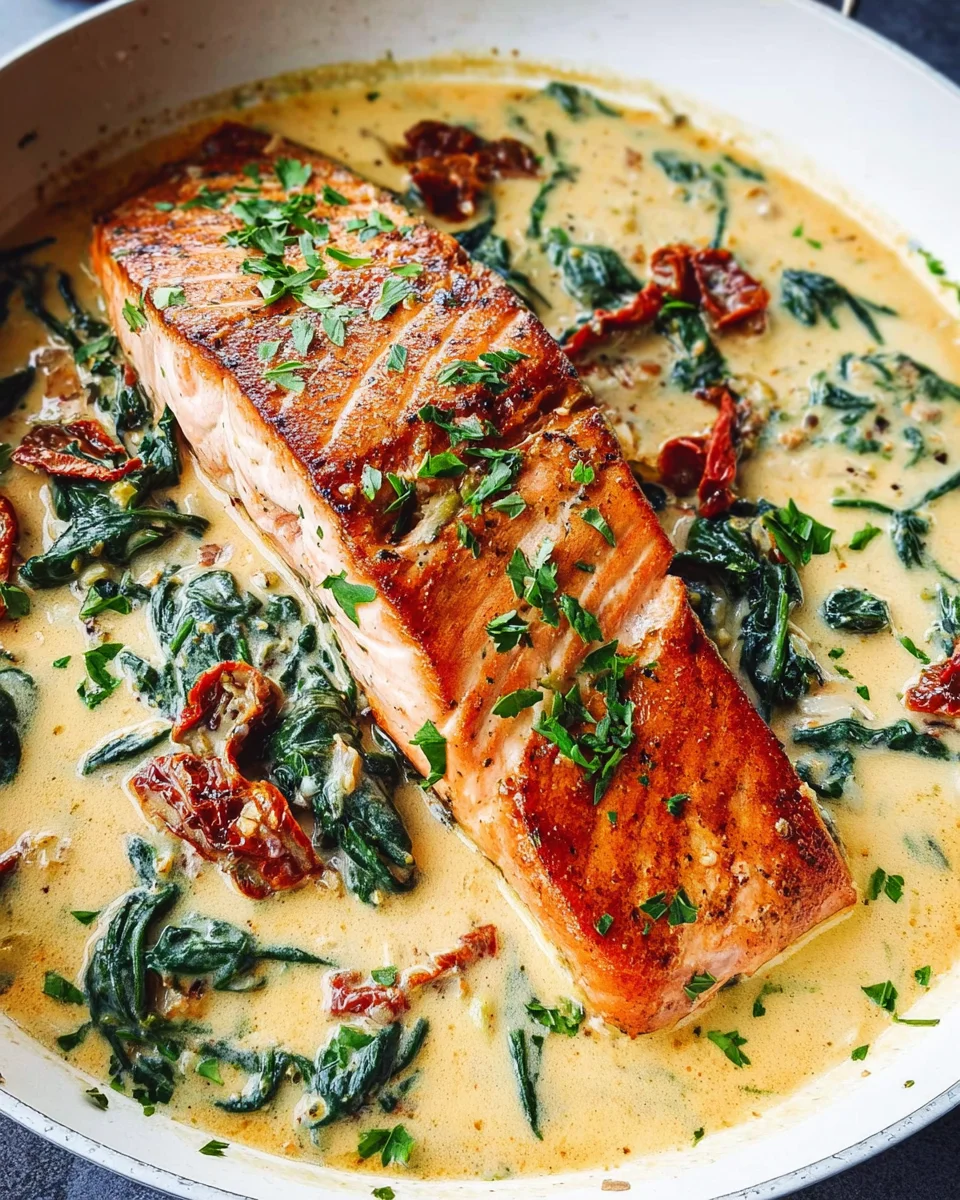 Creamy Garlic Butter Tuscan Salmon 19 Creamy