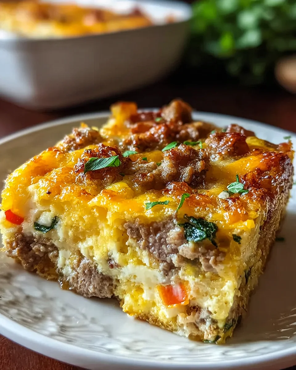 Easy Sausage and Egg Casserole