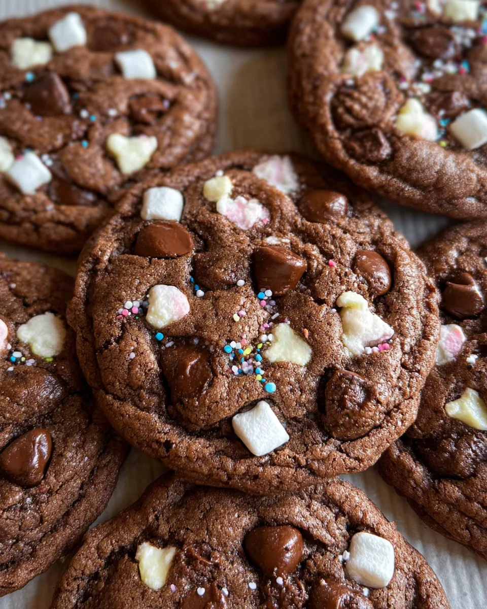 Hot Chocolate Cookies