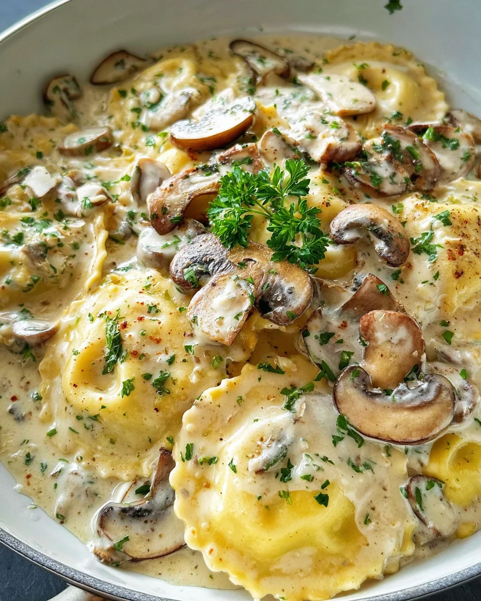 Mushroom Ravioli Sauce