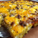 Sausage Hashbrown Breakfast Casserole
