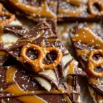 Sea Salt Caramel Pretzel Bark