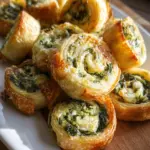 Spinach Dip in Bite-Sized Pinwheels