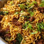 Stir Fried Garlic Ramen Noodles