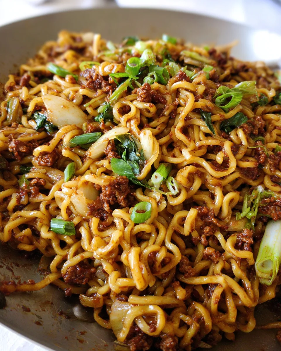 Stir Fried Garlic Ramen Noodles 21 Stir