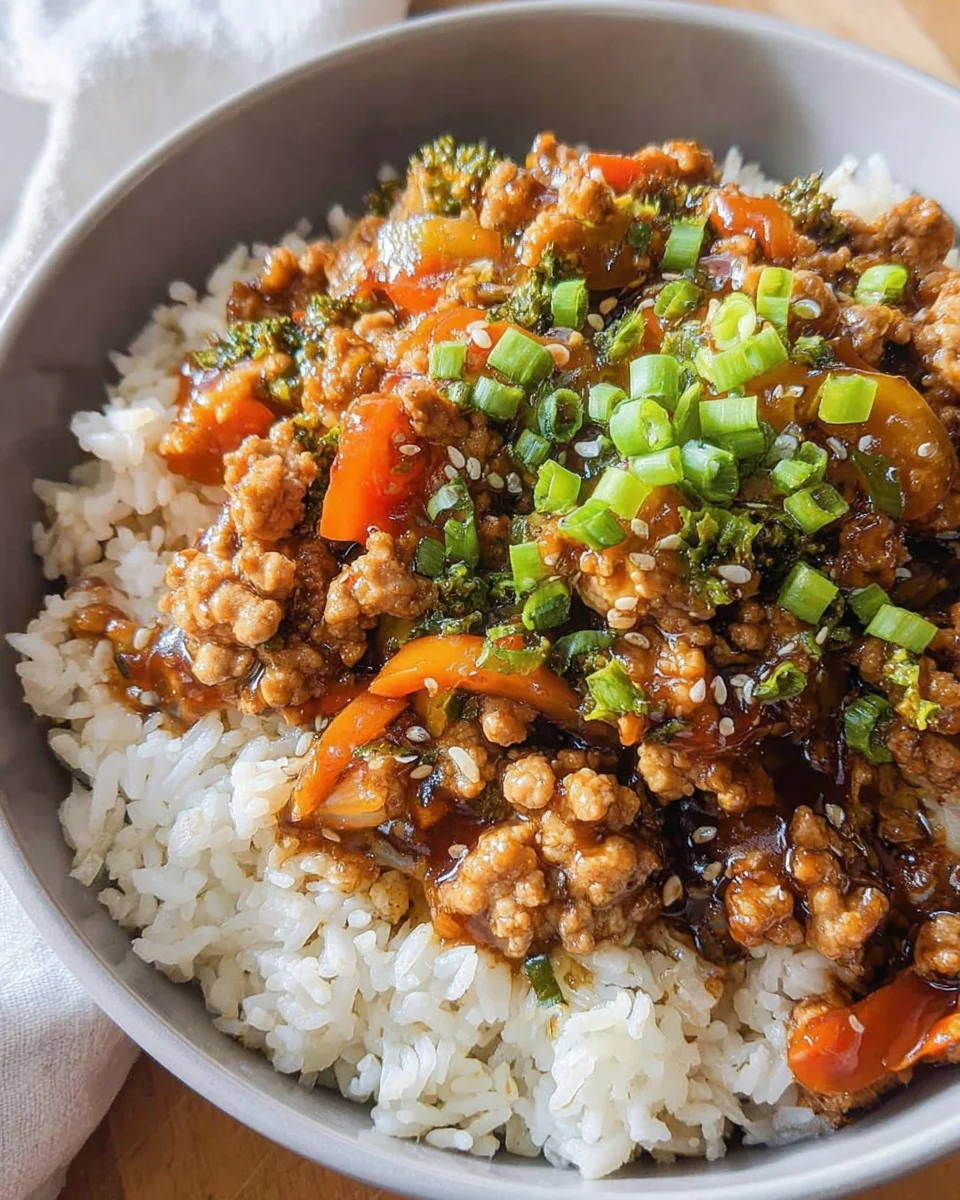 Teriyaki Turkey Rice Bowl 19 Teriyaki