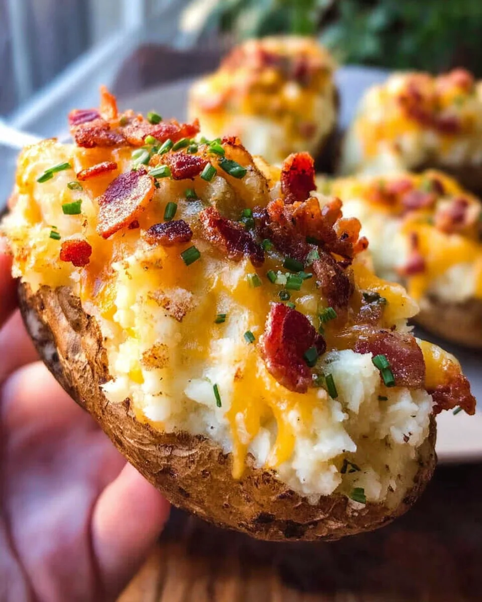Twice Baked Potatoes Recipe (Best Ever)
