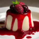 Vanilla Panna Cotta With Berry Sauce