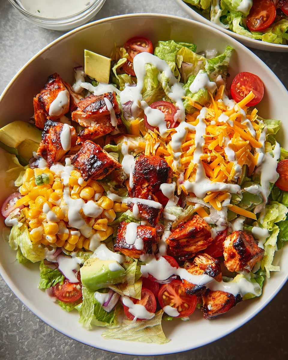 BBQ Chicken Salad 19 BBQ