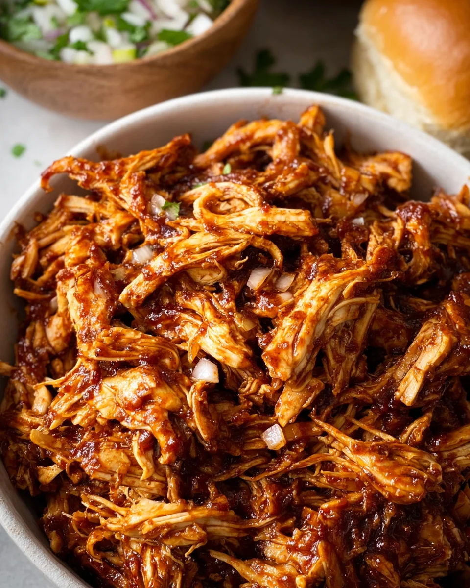 BBQ Pulled Chicken (Instant Pot) Recipe