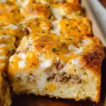 Biscuits and Gravy Breakfast Casserole