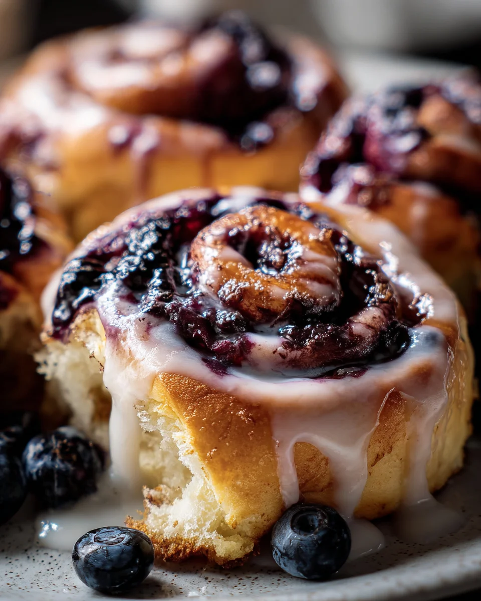 Blueberry Cinnamon Rolls