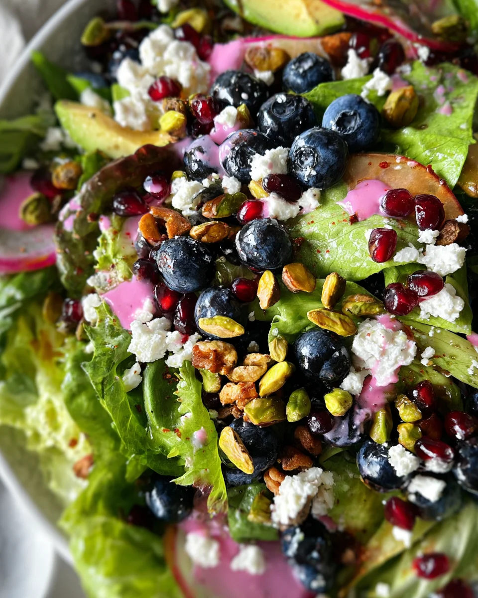 Blueberry Pistachio Spring Salad