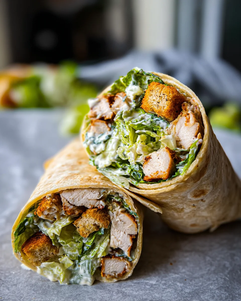 Chicken Caesar Wraps 24 Chicken Caesar Wraps