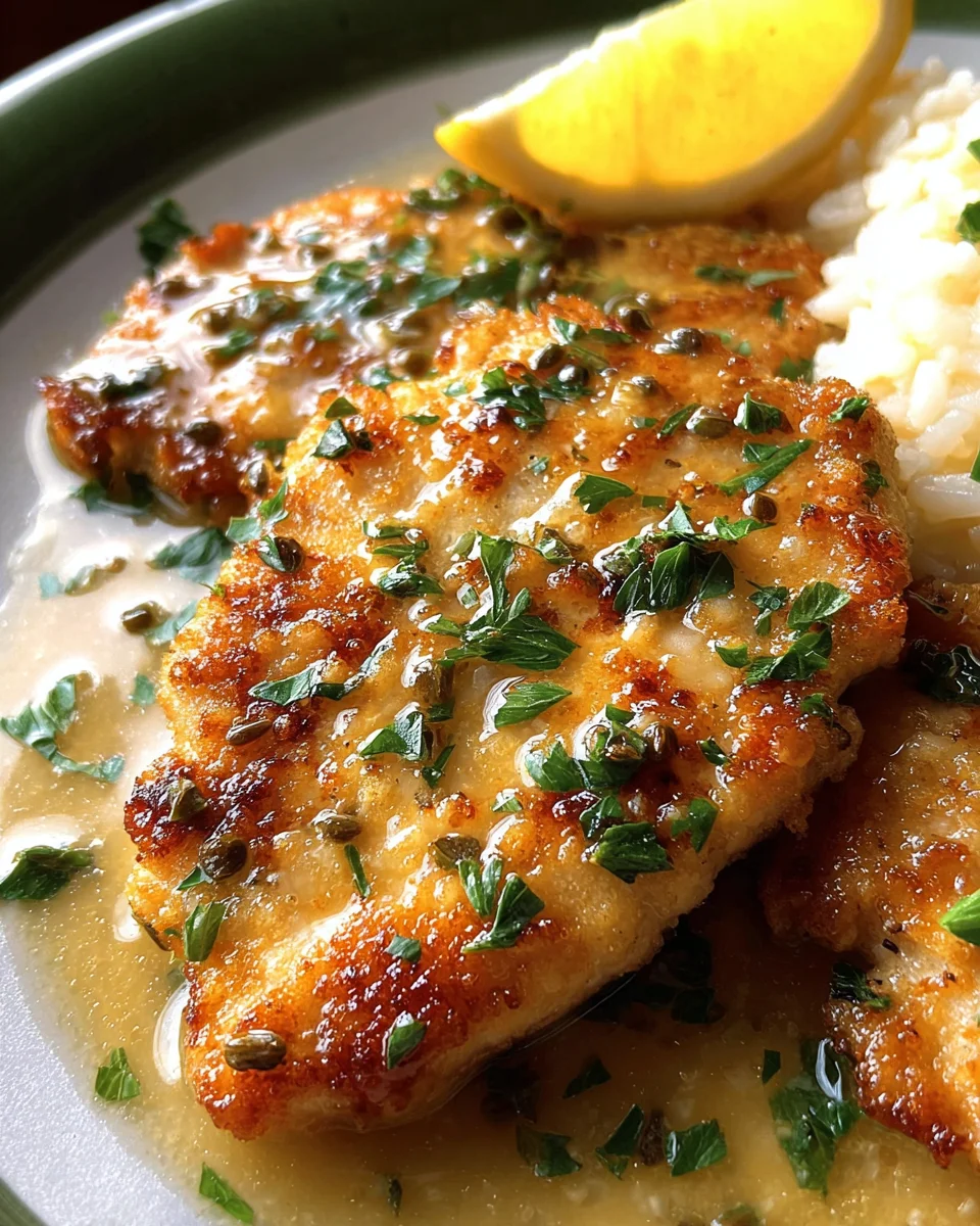 Chicken Piccata with Lemon Sauce 21 Chicken