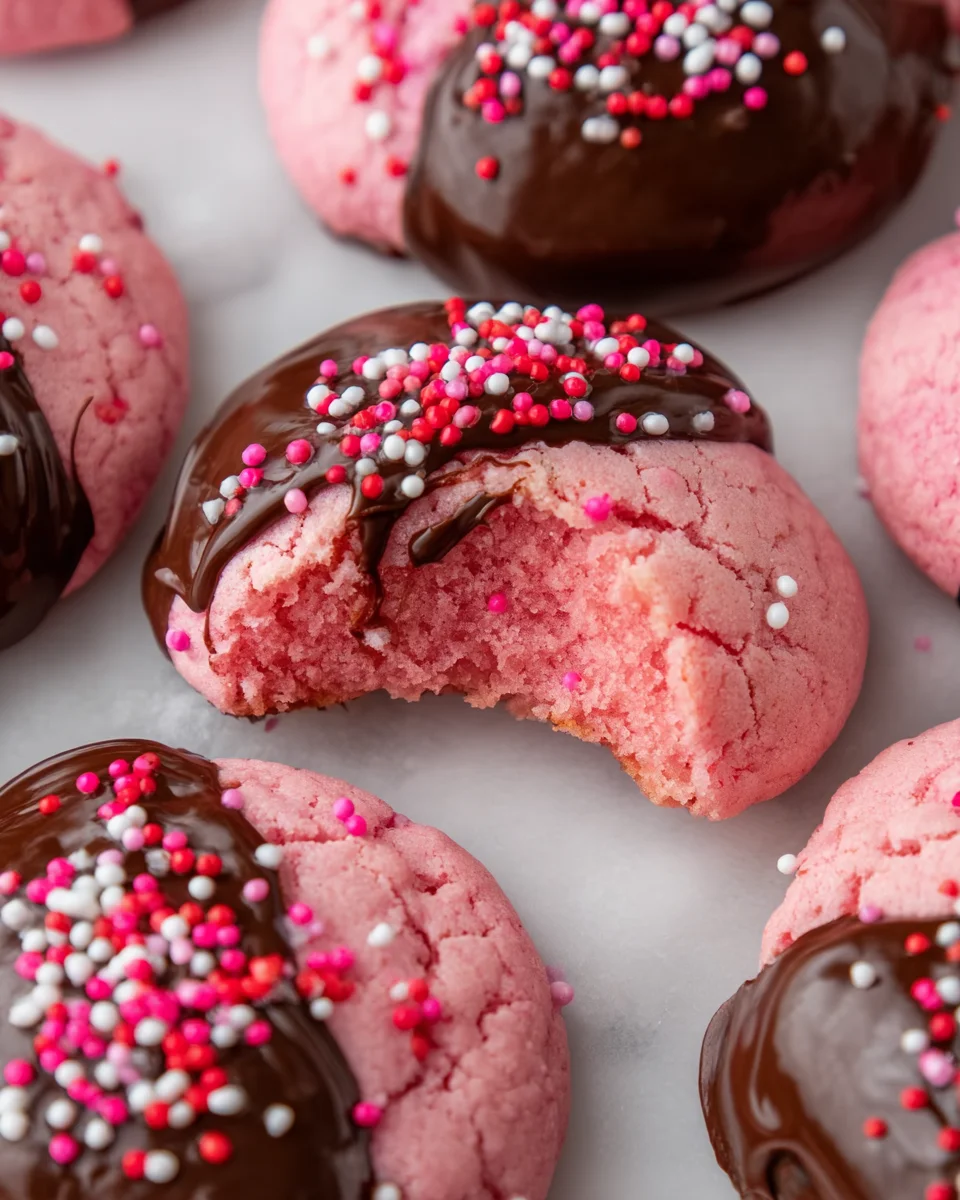 Chocolate Covered Strawberry Cookies 19 Chocolate Covered Strawberry Cookies