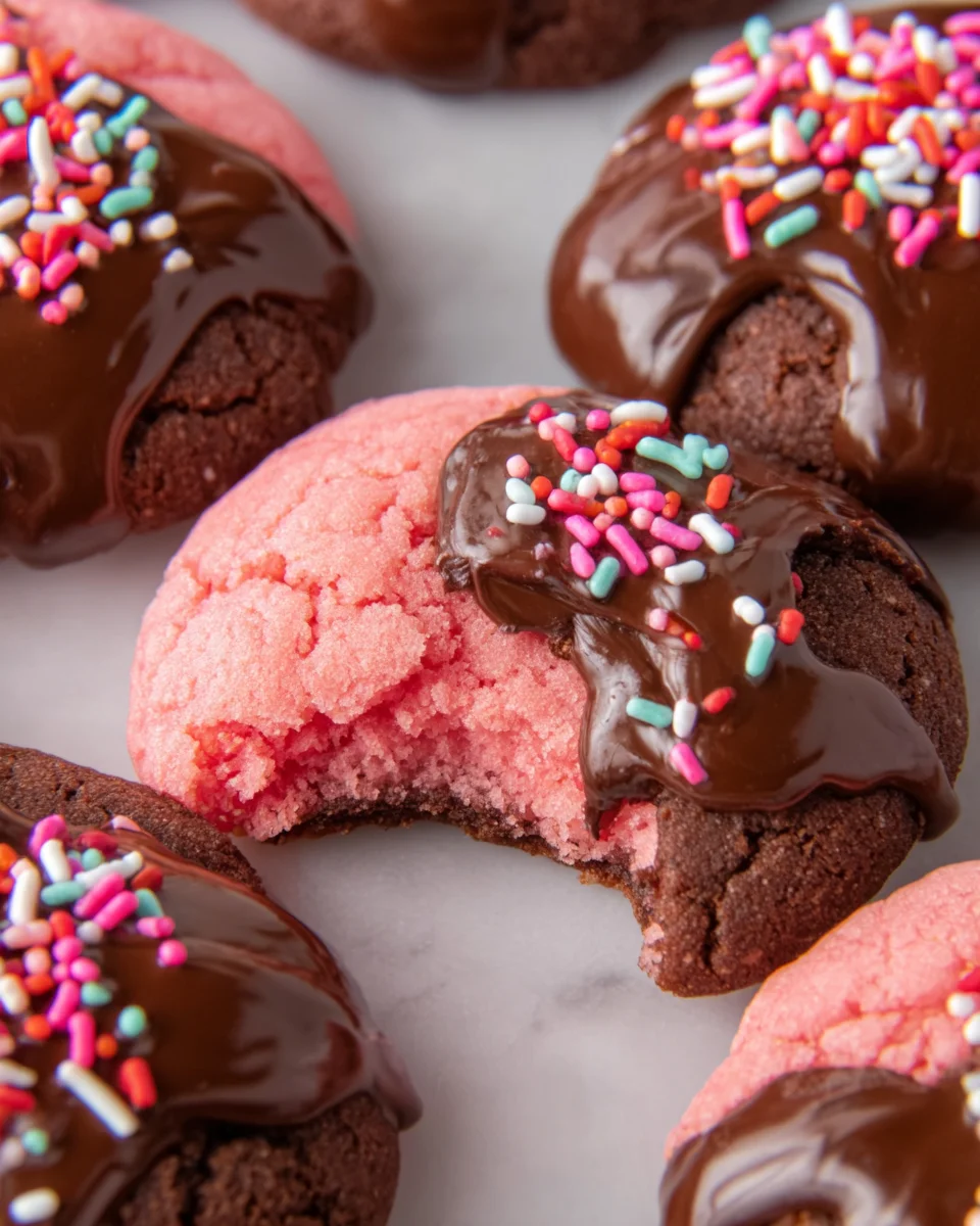 Chocolate Covered Strawberry Cookies 18 Chocolate